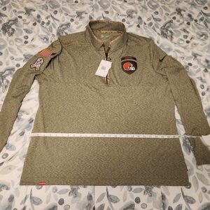 Cleveland Browns Salute To Service Pullover XXL